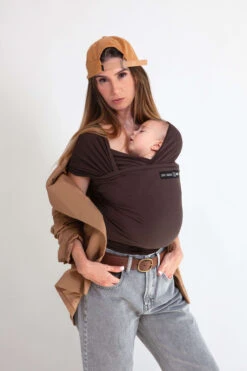 Écharpe De Portage Basic (non Bio) Espresso -Produits Pour Bébé echarpe portage basic espresso love radius bambinou 6