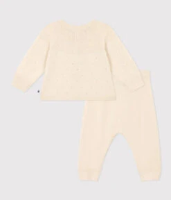 PETIT BATEAU Ensemble 2 Pièces En Tricot Laine Et Coton Avalanche 7 PETIT BATEAU Ensemble 2 Pièces En Tricot Laine Et Coton Avalanche -Produits Pour Bébé ensemble 2 pieces tricot laine coton avalanche 3m petit bateau bambinou dos