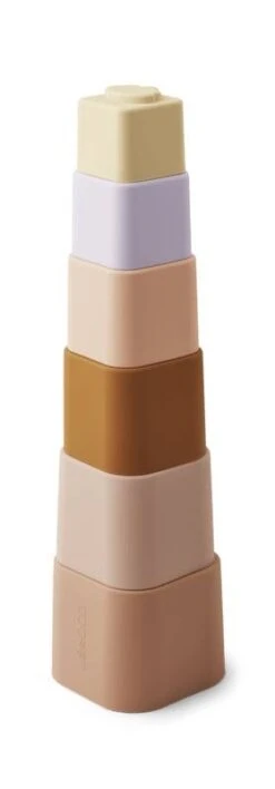 Liewood Gobelets Empilables Zuzu -Produits Pour Bébé gobelets empilables zuzu rose multimix liewood bambinou produit 1