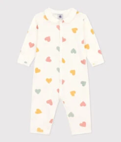 PETIT BATEAU Grenouillère Sans Pieds Hiver Coeurs Multicolors -Produits Pour Bébé grenouillere sans pieds hiver coeurs multicolors 3m petit bateau bambinou