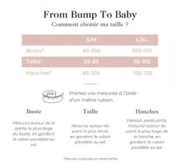 Bandeau 2 En 1 From Bump To Baby Grossesse & Peau-à-peau -Produits Pour Bébé guide taille bandeau mama hangs bambinou