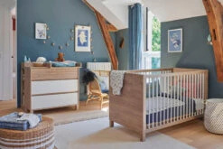 Lit Bébé évolutif Achille 70 X 140 Cm -Produits Pour Bébé lit bebe evolutif 70 140 cm achille chene blond blanc galipette bambinou chambre bebe