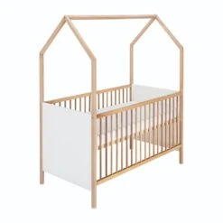 Lit Cabane évolutif 70 X 140 Cm Venice Blanc / Huile 7 Lit Cabane évolutif 70 X 140 Cm Venice Blanc / Huile -Produits Pour Bébé lit cabane evolutif 70 140 cm venice blanc huile schardt bambinou