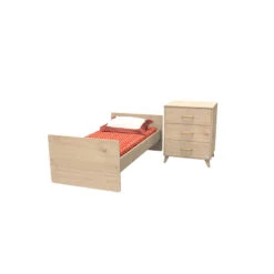 Lit Combiné évolutif Arty 60 X 120 Cm -Produits Pour Bébé lit combine evolutif arty 120 60 cm sauthon bambinou evolutif