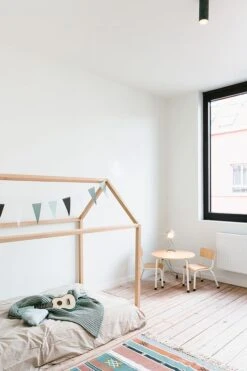 Childhome Lit Enfant Cabane 90 X 200 Cm Naturel -Produits Pour Bébé lit enfant cabane 90 200 naturel childhome bambinou chambre