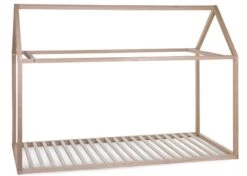 Childhome Lit Enfant Cabane 90 X 200 Cm Naturel