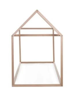 Childhome Lit Enfant Cabane 90 X 200 Cm Naturel -Produits Pour Bébé lit enfant cabane 90 200 naturel childhome bambinou lateral