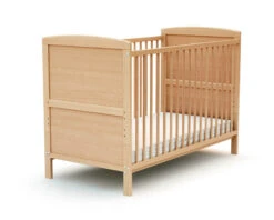 Lit évolutif Essentiel 60x120 -Produits Pour Bébé lit evolutif essentiel 60 120 hetre verni at4 bambinou