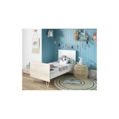 Lit évolutif Happy 70 X 140 Cm -Produits Pour Bébé lit evolutif happy 70 140 cm sauthon bambinou ambiance