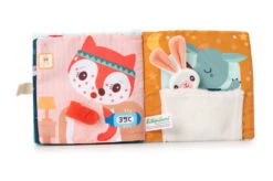 Lilliputiens Livre D'activités En Tissu Joe Et Son Doudou -Produits Pour Bébé livre activites tissu joe doudou lilliputiens bambinou page 1