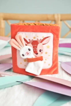Lilliputiens Livre D'activités En Tissu Stella Et Son Doudou -Produits Pour Bébé livre activites tissu stella doudou lilliputiens bambinou ambiance