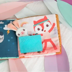 Lilliputiens Livre D'activités En Tissu Stella Et Son Doudou -Produits Pour Bébé livre activites tissu stella doudou lilliputiens bambinou atmosphere