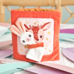 Lilliputiens Livre D'activités En Tissu Stella Et Son Doudou -Produits Pour Bébé livre activites tissu stella doudou lilliputiens bambinou focus