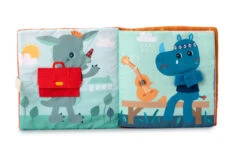 Lilliputiens Livre D'activités En Tissu Stella Et Son Doudou -Produits Pour Bébé livre activites tissu stella doudou lilliputiens bambinou page 1