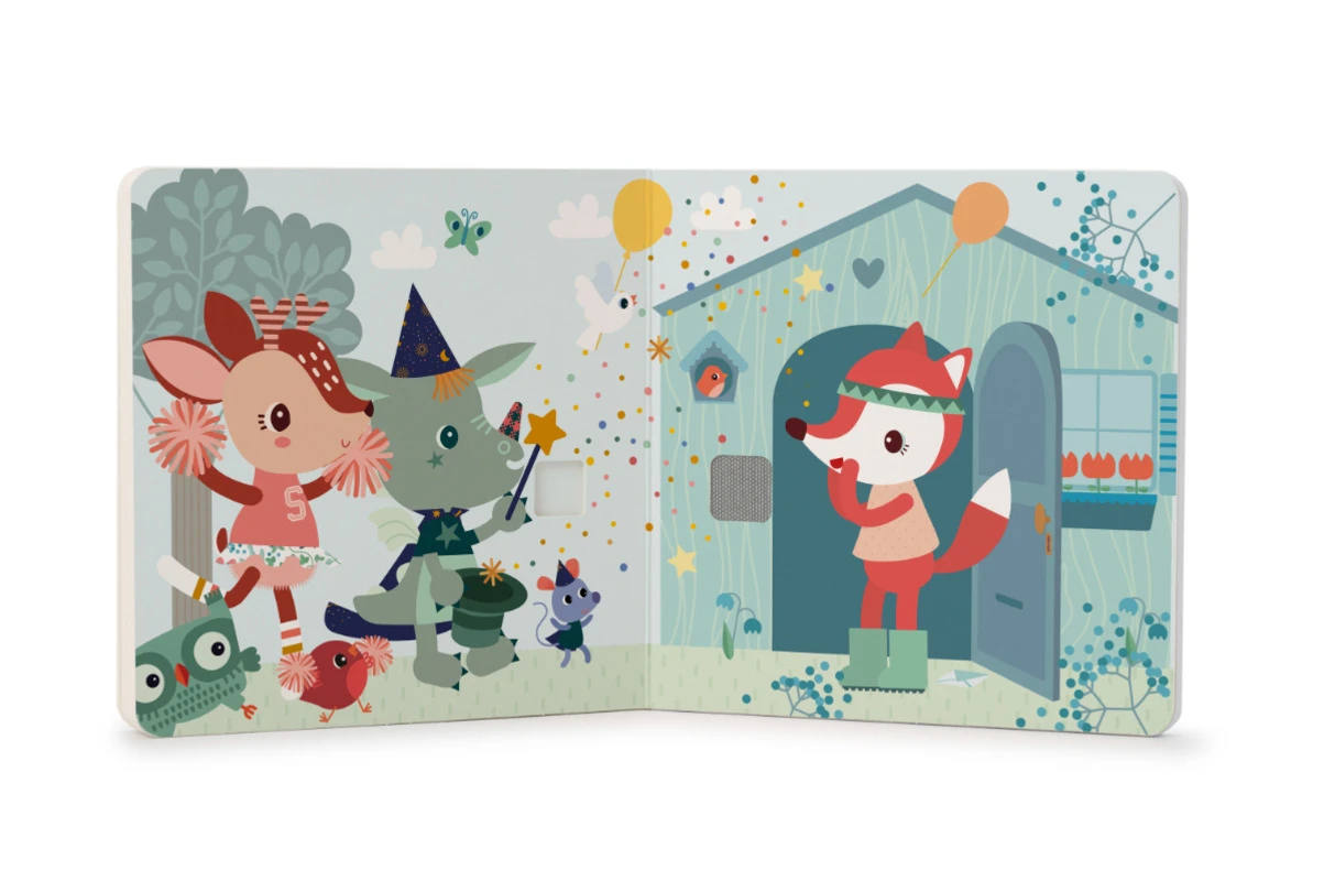 Lilliputiens Livre Tactile Et Sonore Happy Forest 2 Lilliputiens Livre Tactile Et Sonore Happy Forest – Image 2