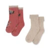 Lot De 2 Paires De Chaussettes Jacquard Pointelle