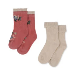 Lot De 2 Paires De Chaussettes Jacquard Pointelle