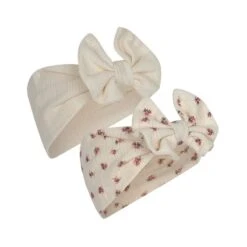 Lot De 2 Turbans Minnie Bloomie Antique White