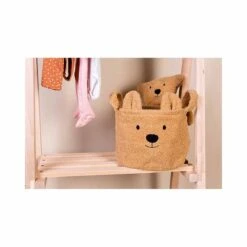 Childhome Lot De 3 Paniers De Rangement Teddy Beige