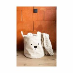 Childhome Lot De 3 Paniers De Rangement Teddy écru