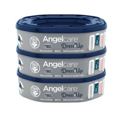 Angelcare Recharges Pour Poubelle à Couches Dress Up -Produits Pour Bébé lot 3 recharges octagonale poubelle couches dress up angelcare bambinou produit
