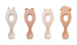 Liewood Lot De 4 Cuillères En Silicone Liva