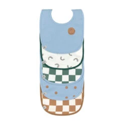 Lassig Lot De 5 Bavoirs éponge Happy Rascals