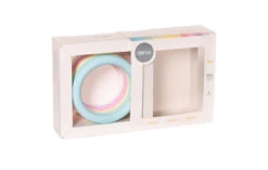 Lot De 6 Anneaux D'éveil Et Dentition -Produits Pour Bébé lot 6 anneaux eveil dentition pastel dena bambinou pack