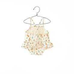 Maillot De Bain Imprimé à Volants Fiber Algas