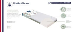 Candide Matelas Aloé Vera Déhoussable 12 Candide Matelas Aloé Vera Déhoussable -Produits Pour Bébé matelas aloe vera dehoussable 60 120 cm candide bambinou details