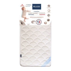Candide Matelas Organic Coco -Produits Pour Bébé matelas organic coco candide bambinou droit