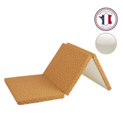 Candide Matelas De Voyage Pliant 3 Parties Camel -Produits Pour Bébé matelas voyage pliant 3 parties camel candide bambinou logos