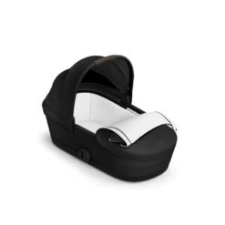 CYBEX Pack Duo Poussette Compacte Melio 3 Carbon + Nacelle -Produits Pour Bébé nacelle poussette melio 3 moon black cybex bambinou ouverte 3