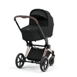 CYBEX Pack Duo Poussette Mios 3 + Nacelle Luxe 23 CYBEX Pack Duo Poussette Mios 3 + Nacelle Luxe -Produits Pour Bébé nacelle poussette mios 3 sepia black rosegold cybex bambinou 1