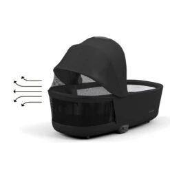 CYBEX Pack Duo Poussette Priam 4 + Nacelle Luxe -Produits Pour Bébé nacelle priam sepia black rosegold cybex bambinou116