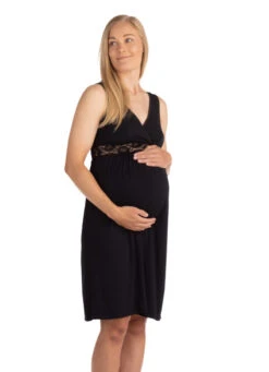 Carriwell Nuisette De Maternité Et D'allaitement Noire 20 Carriwell Nuisette De Maternité Et D'allaitement Noire -Produits Pour Bébé nuissette de maternite et allaitement noire carriwell bambinou lifestyle14 1