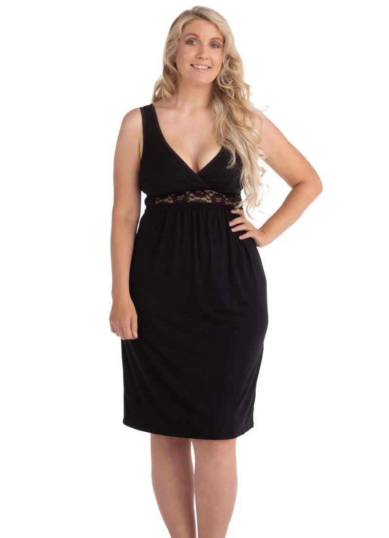 Carriwell Nuisette De Maternité Et D'allaitement Noire 5 Carriwell Nuisette De Maternité Et D'allaitement Noire – Image 5