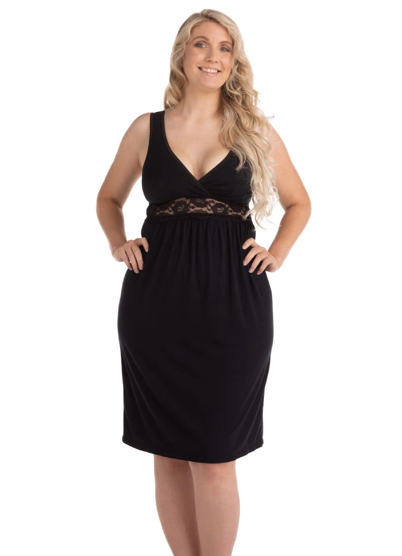 Carriwell Nuisette De Maternité Et D'allaitement Noire 16 Carriwell Nuisette De Maternité Et D'allaitement Noire – Image 16