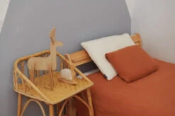 Candide Oreiller Bébé Organic Déhoussable 60 X 40 Cm -Produits Pour Bébé oreiller bebe organic dehoussable 60 40 cm candide bambinou lit junior