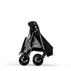CYBEX Pack Duo Poussette Compacte Melio 3 Bronze + Nacelle -Produits Pour Bébé pack duo poussette compacte melio 3 bronze nacelle cybex bambinou pliable