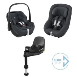 Maxi-Cosi Pack Pebble 360 Pro + Pearl 360 Pro + Base FamilyFix 360 Pro -Produits Pour Bébé pack pebble 360 pro pearl 360 pro base familyfix 360 pro maxi cosi bambinou2
