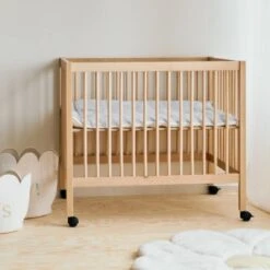 Childhome Parc Hêtre Naturel 75x95 Cm -Produits Pour Bébé parc hetre naturel 75 95cm beaba bambinou lifestyle