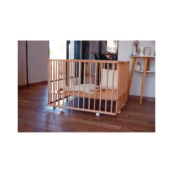 Parc Pliant Carré Gaby Avec Plancher Pliant Réglable