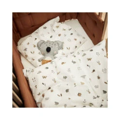 Leander Parure De Lit 100 X 140 Forrest Cappuccino -Produits Pour Bébé parure lit 100 x 140 forrest cappuccino leander bambinou lit