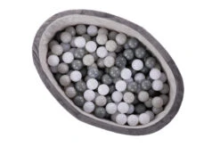 Piscine à Balles -Produits Pour Bébé pisicine a balles grises bo jungle bambinou vue haut