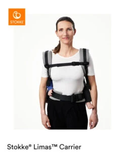 Stokke Porte-bébé Préformé Limas Carrier Flex -Produits Pour Bébé porte bebe limas preforme carrier flex coton bio stokke bambinou face