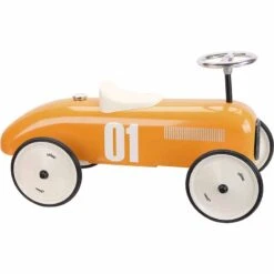 Vilac Porteur Voiture Vintage Orange 5 Vilac Porteur Voiture Vintage Orange -Produits Pour Bébé porteur voiture vintage orange vilac bambinou profil