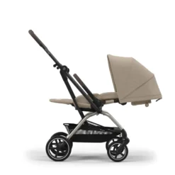 CYBEX Poussette Compacte Eezy S Twist+ 2 -Produits Pour Bébé poussette compacte eezy s twist 2 tpe almond beige beige cybex bambinou allonge