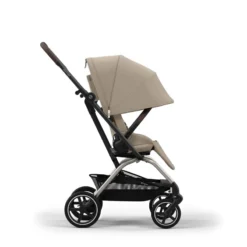 CYBEX Poussette Compacte Eezy S Twist+ 2 -Produits Pour Bébé poussette compacte eezy s twist 2 tpe almond beige beige cybex bambinou cote