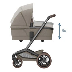 Maxi-Cosi Pack Poussette Fame + Siège-auto Pebble 360 Pro 2 Twillic -Produits Pour Bébé poussette fame twillic truffle maxi cosi bambinou surelever